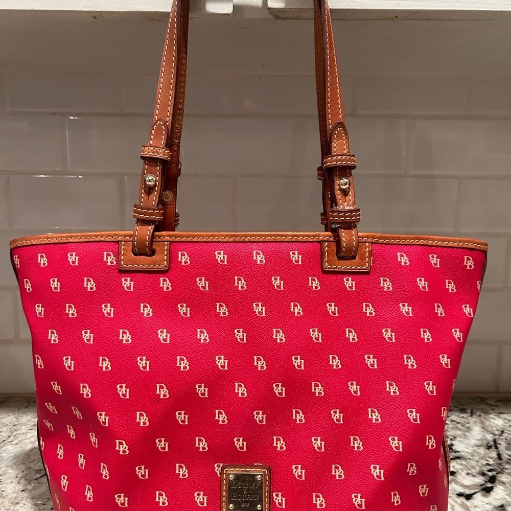 Dooney & Bourke Red Tote Bag